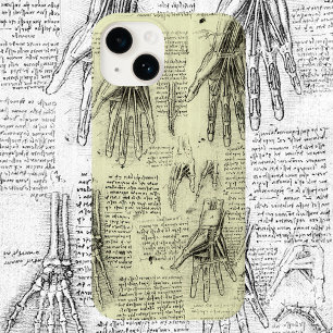 Anatomy of the Human Hand by Leonardo da Vinci iPhone 15 Case