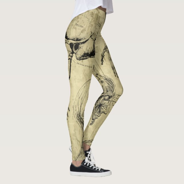 Anatomy Print Leggings (Right)