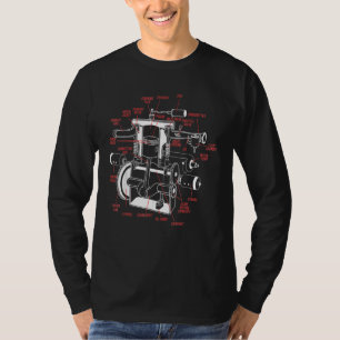 Anatomy System Car Engine Mechanic 2022 For Men W T-Shirt