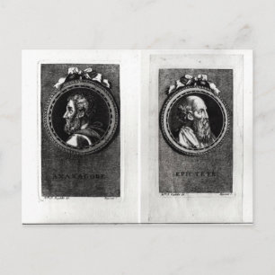 Anaxagorus and Epictetus Postcard