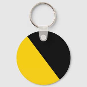 Ancap Anarchocapitalist Flag Key Ring