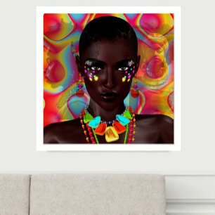 "ancestors" beautiful black woman poster