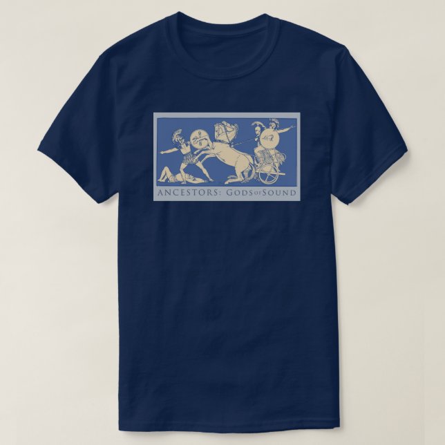 ANCESTORS: Gods of Sound - Greek Warriors T-Shirt (Design Front)