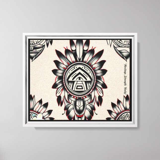" Ancestral Roots" Canvas Print (Front)