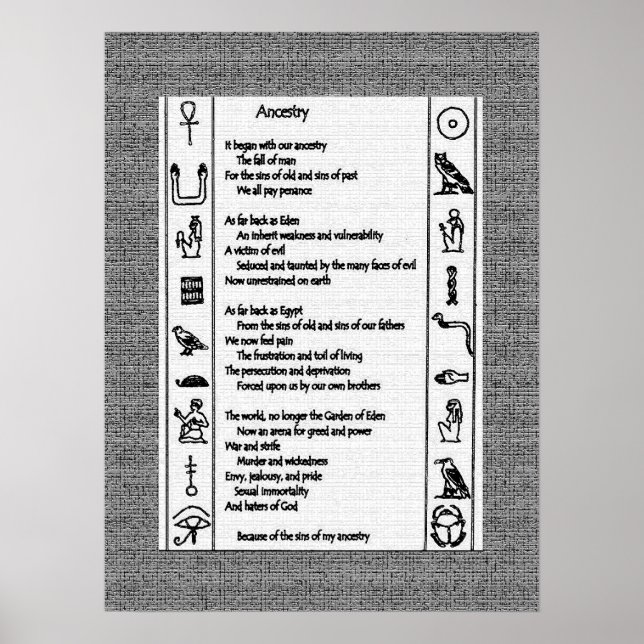 Ancestry Poster (Front)