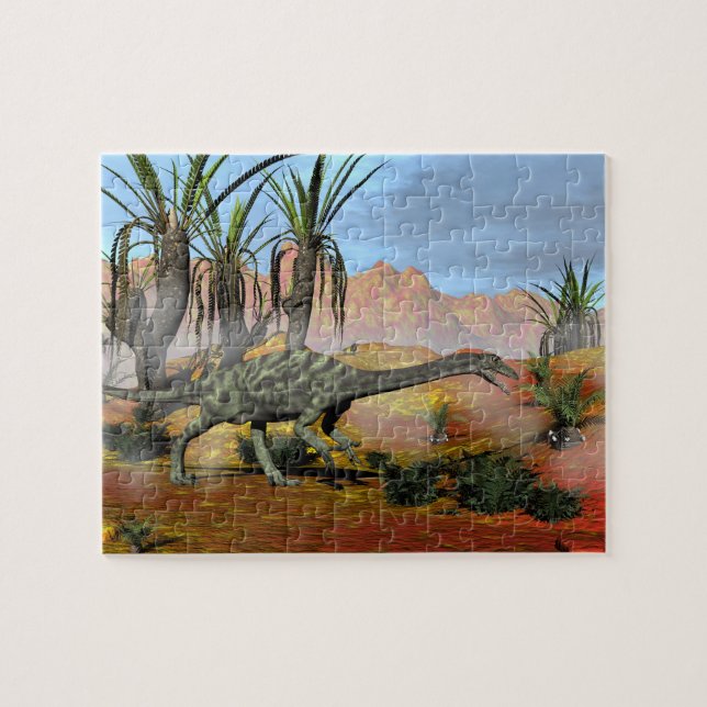 Anchisaurus dinosaurs - 3D render Jigsaw Puzzle (Horizontal)