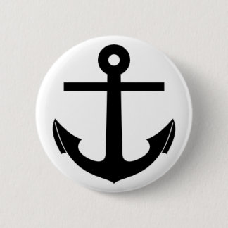 Anchor 6 Cm Round Badge