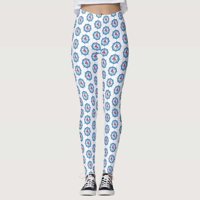 Anchor and steering wheel leggings (Front)