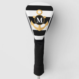Anchor and Stripes Golf Head Cover