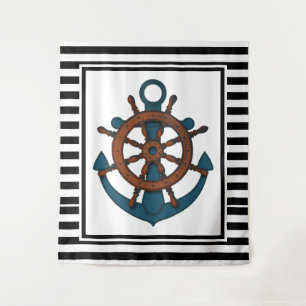 Anchor and Stripes Tapestry