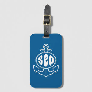 Anchor And The Sea Luggage Tag