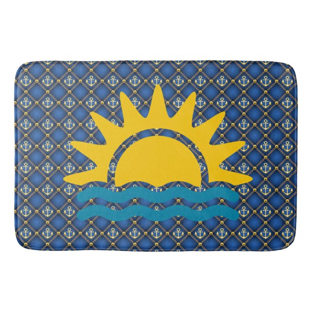  Anchor Away  Bath Mat (Front)