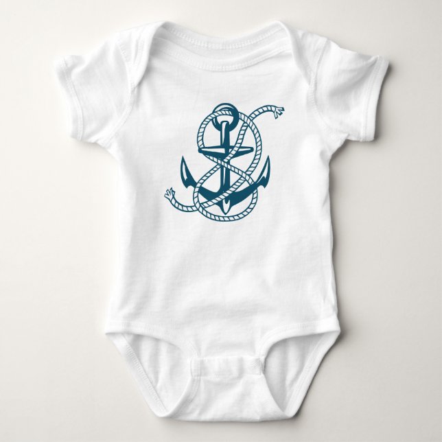 Anchor Baby Jersey Bodysuit (Front)