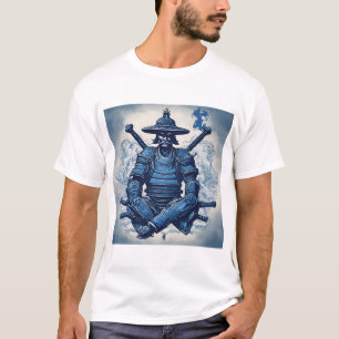 anchor blue samurai T-Shirt