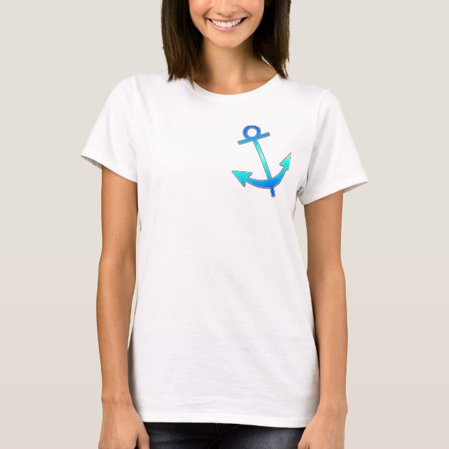 Anchor--blue T-Shirt (Front)