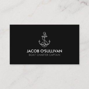 Anchor Boat Charter Fishing Business Card