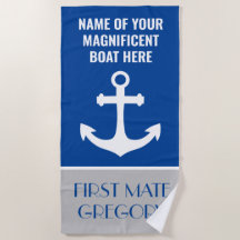 Anchor Boat Name Personalised Nautical