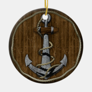 Anchor Ceramic Tree Decoration