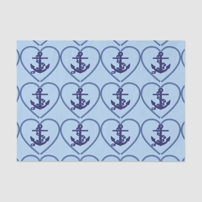 anchor chain hart tissue paper (Front)