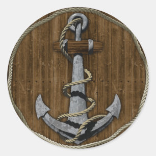 Anchor Classic Round Sticker