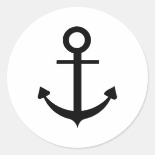 Anchor Classic Round Sticker