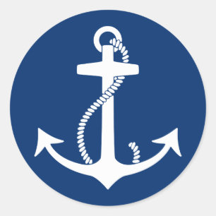 Anchor Classic Round Sticker