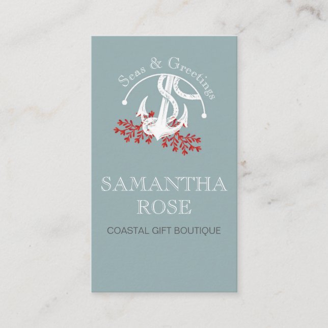 Anchor Coastal Business Card (Front)
