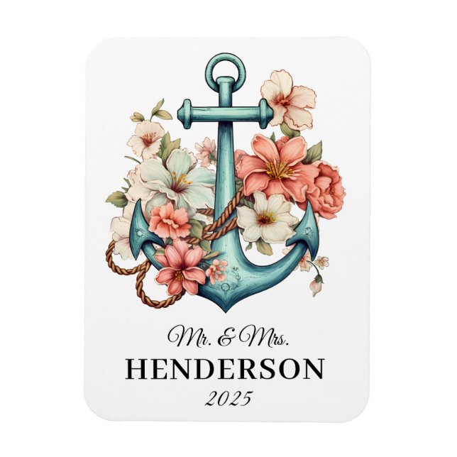 Anchor Cruise Ship Stateroom Magnet (Vertical)