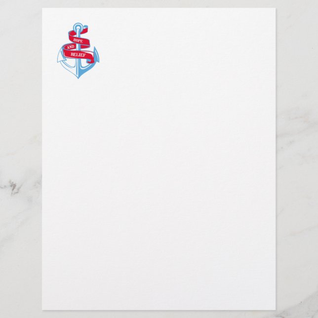 Anchor Custom Letterhead (Front)
