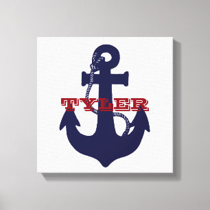 Anchor custom wrapped canvas