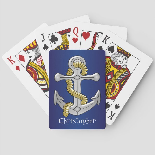 Anchor Design Playing Cards (Back)