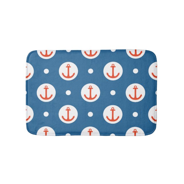 Anchor Dots Bath Mat (Front)