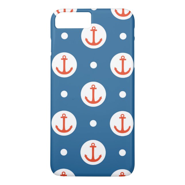 Anchor Dots Case-Mate iPhone Case (Back)