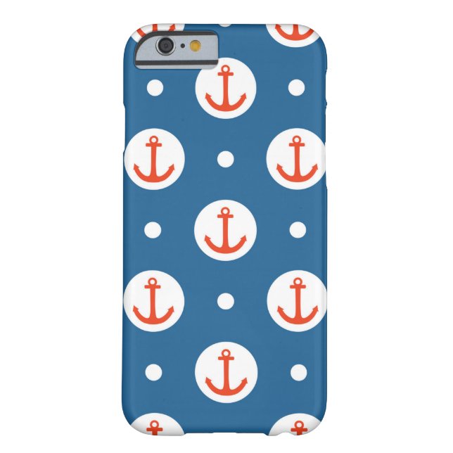 Anchor Dots Case-Mate iPhone Case (Back)