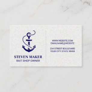 Anchor   Fishing Business Card