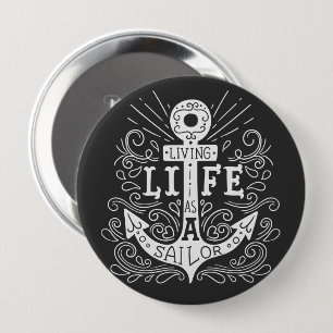 Anchor Life – Bold Nautical Button Design