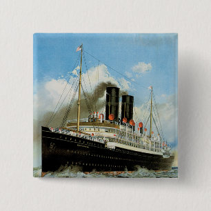 Anchor Line 15 Cm Square Badge