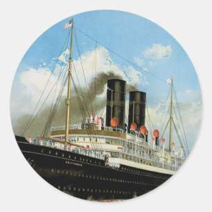 Anchor Line Classic Round Sticker