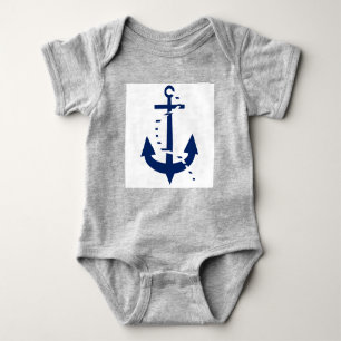 Anchor & Line Navy Baby Bodysuit