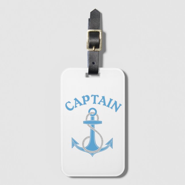 Anchor Luggage Tag (Front Vertical)