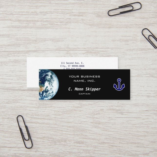 Anchor Mini Business Card (Front/Back In Situ)