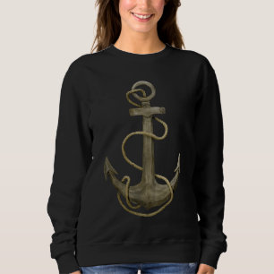 Anchor motif sailor ship anchor Nordic Sweatshirt