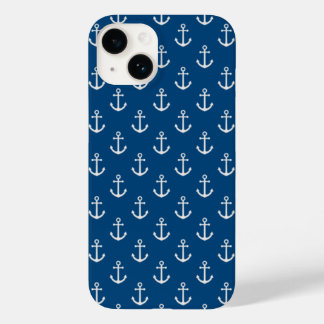 Anchor Nautical Blue Case-Mate iPhone 14 Case
