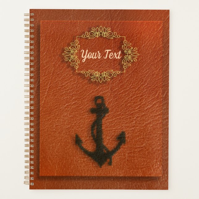 Anchor Nautical Personalised Planner (Front)