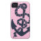 Anchor Nautical Pink Navy Chevron iPhone Case 4 s