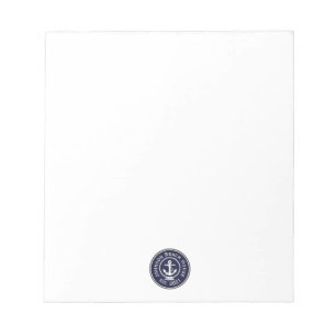 Anchor Nautical Seal   Notepad