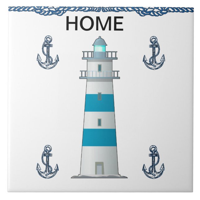 Anchor nautical theme  tile (Front)