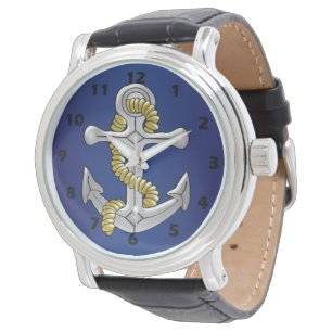 Anchor Navy Blue Watch