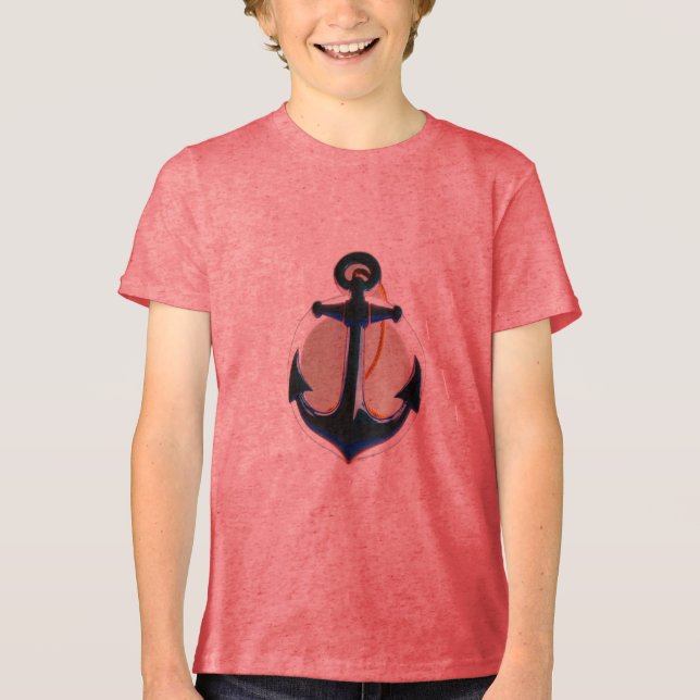 Anchor of Hope: Steadfast in Love and Home Tri-Blend Shirt (Front)
