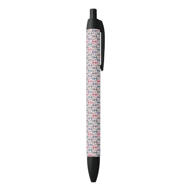 Anchor pattern black ink pen (Bottom (Vertical))